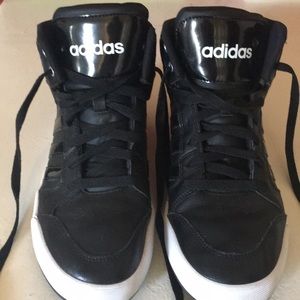 Adidas Women's Black High Top Sneakers